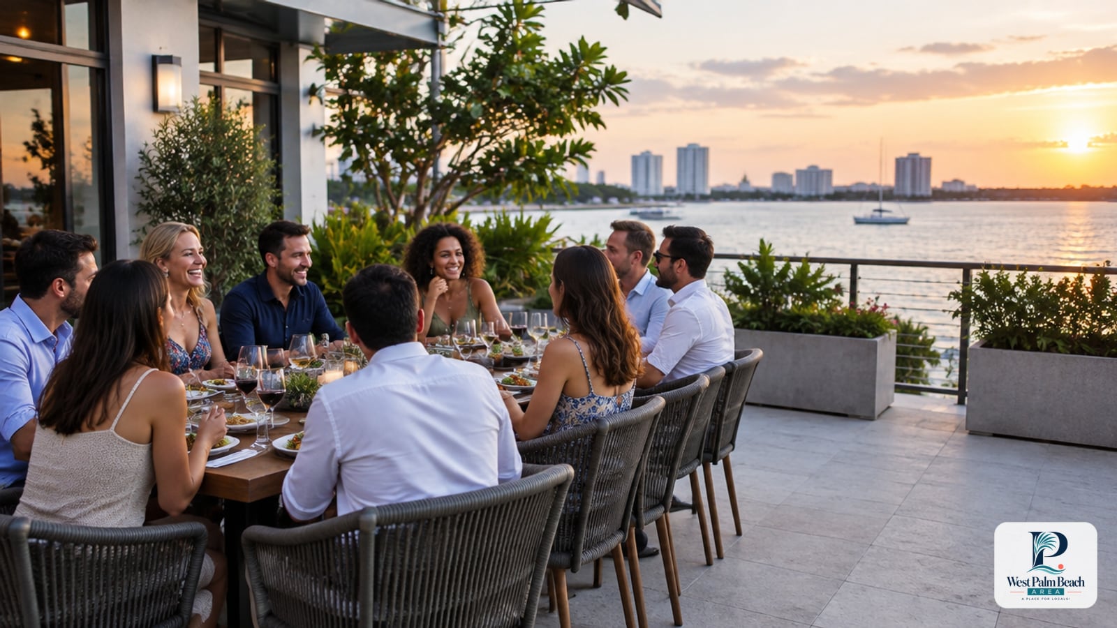 West Palm Beach Area guide cover: West Palm Beach Restaurants for Groups of 8 to 20
