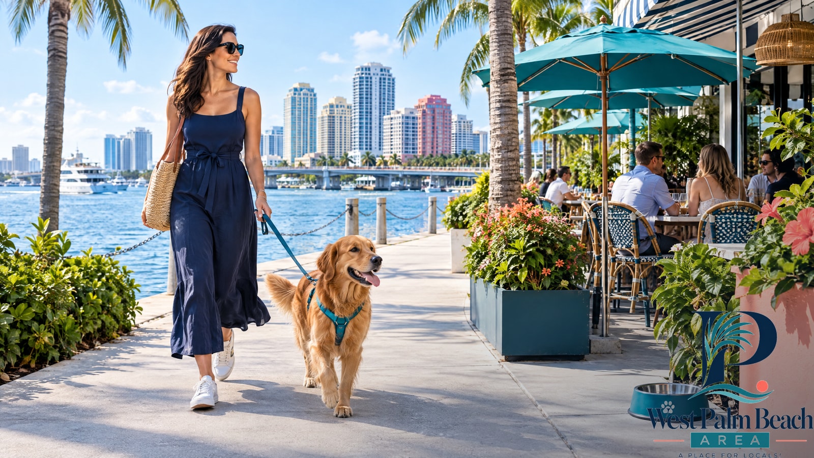 West Palm Beach Area guide cover: Dog-Friendly West Palm Beach: Patios, Parks & Neighborhood Walks