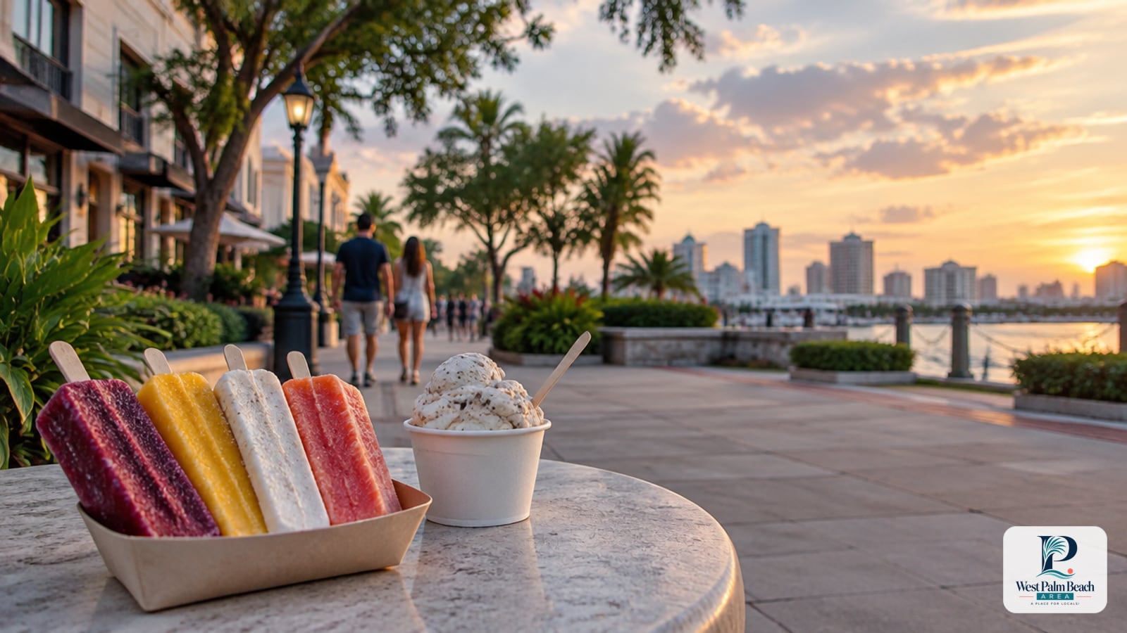 West Palm Beach Area guide cover: Ice Cream, Paletas and Dessert Stops in West Palm Beach