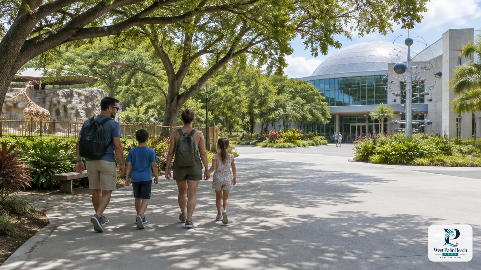 West Palm Beach Area guide cover: Dreher Park Doubleheader: Zoo and Science Center in One Day