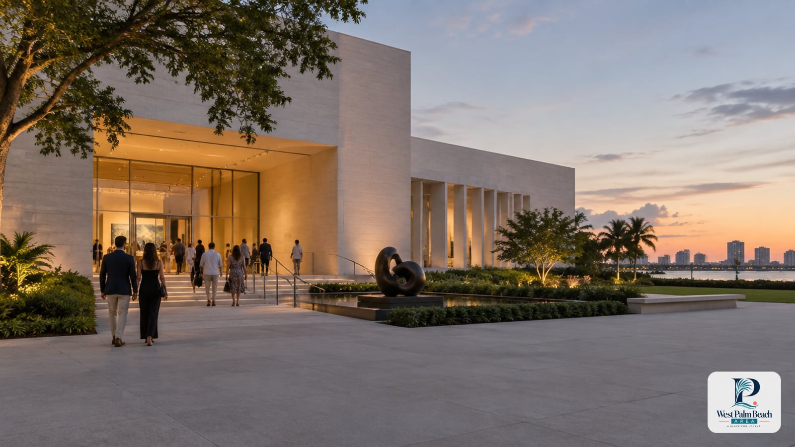 West Palm Beach Area guide cover: Friday Night at the Norton Museum of Art