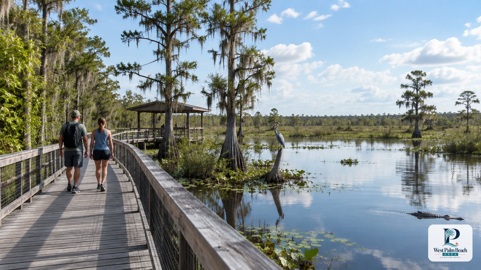 West Palm Beach Area guide cover: Grassy Waters Preserve: Boardwalks, Trails and Which Entrance to Use