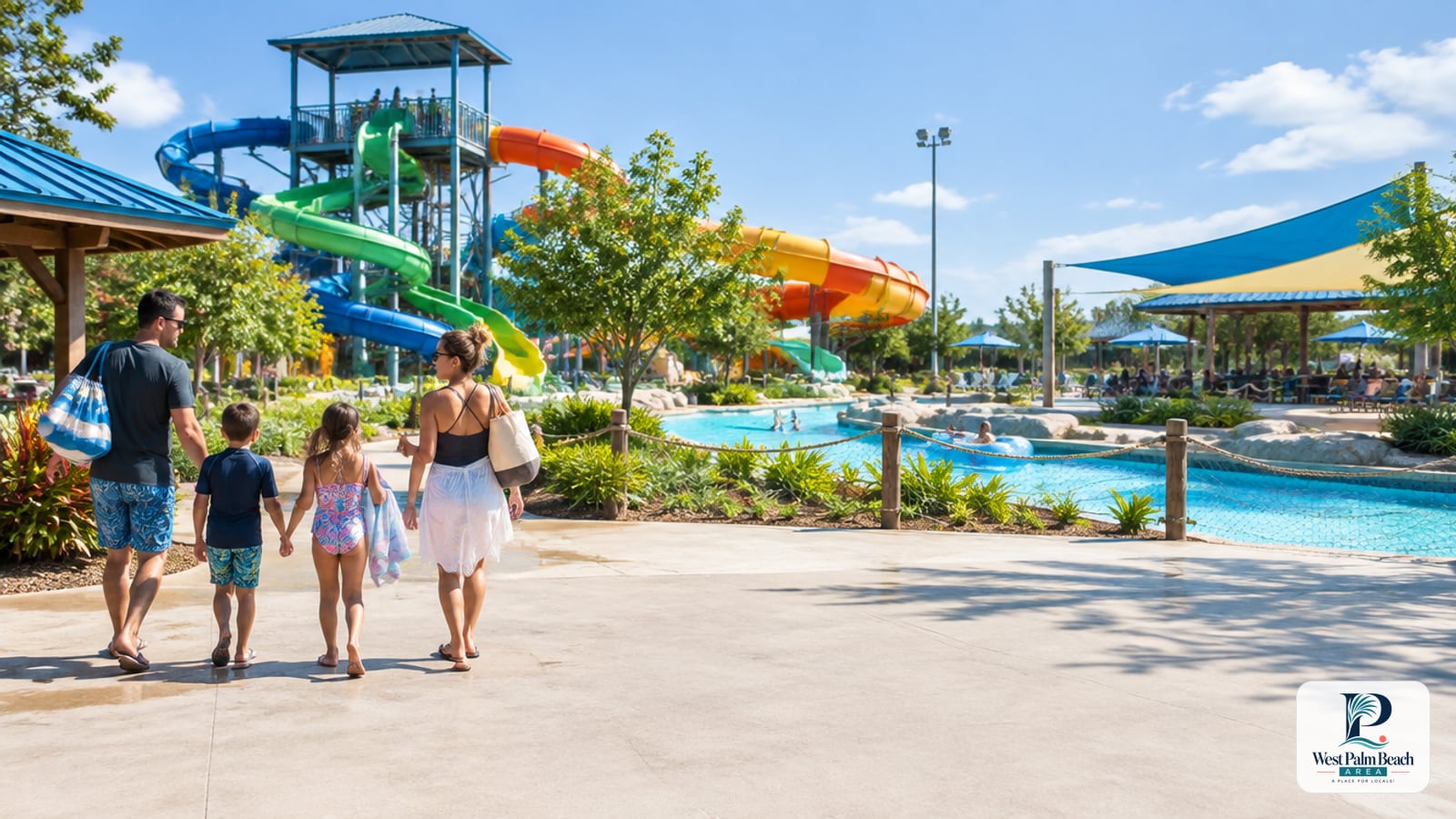 West Palm Beach Area guide cover: Rapids Water Park: A Family Strategy for Lines, Shade and Lockers