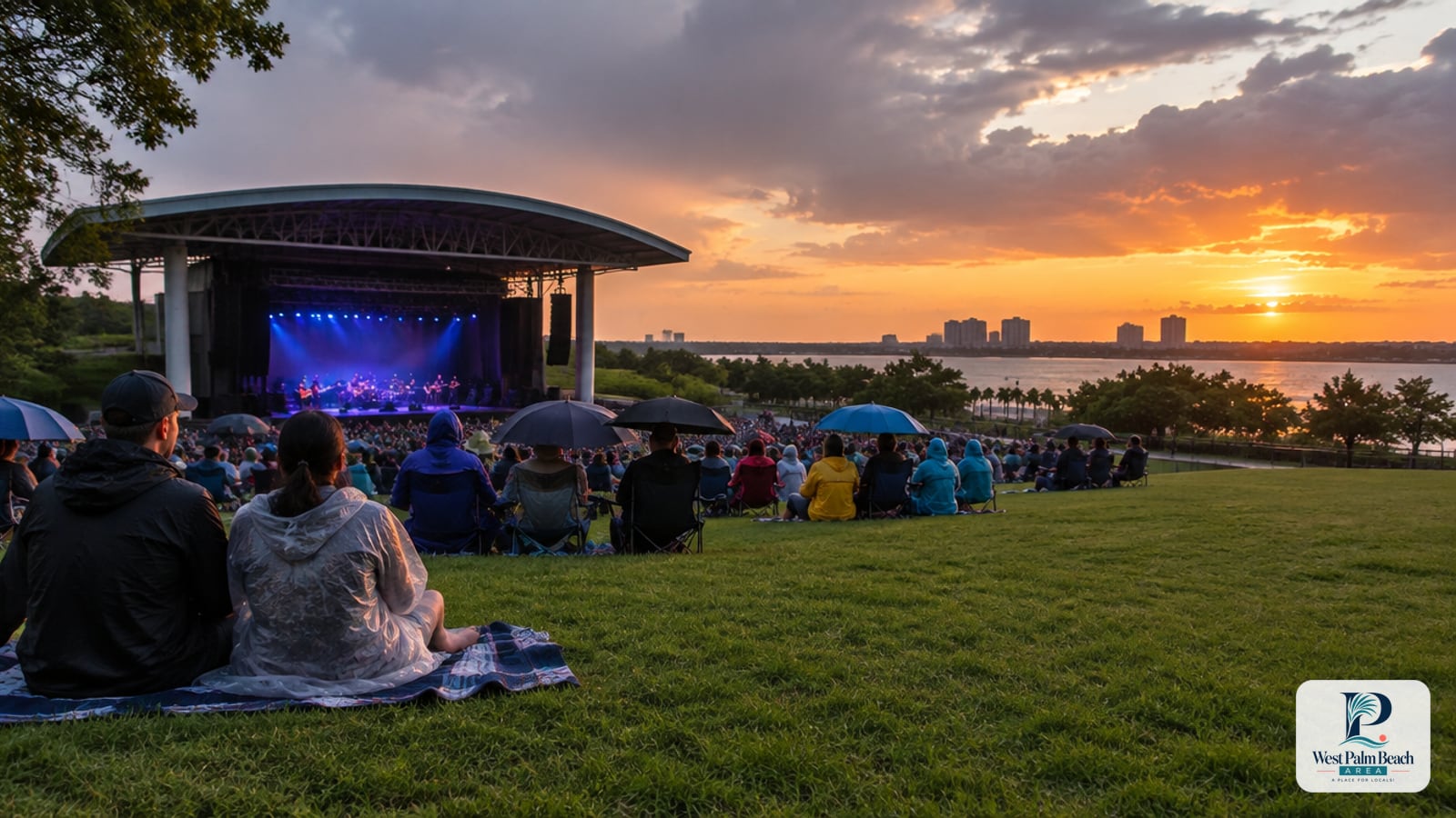 West Palm Beach Area guide cover: iTHINK Financial Amphitheatre Concert Survival Guide
