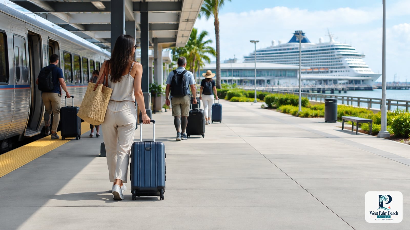 West Palm Beach Area guide cover: West Palm Beach to Port Everglades for a Cruise