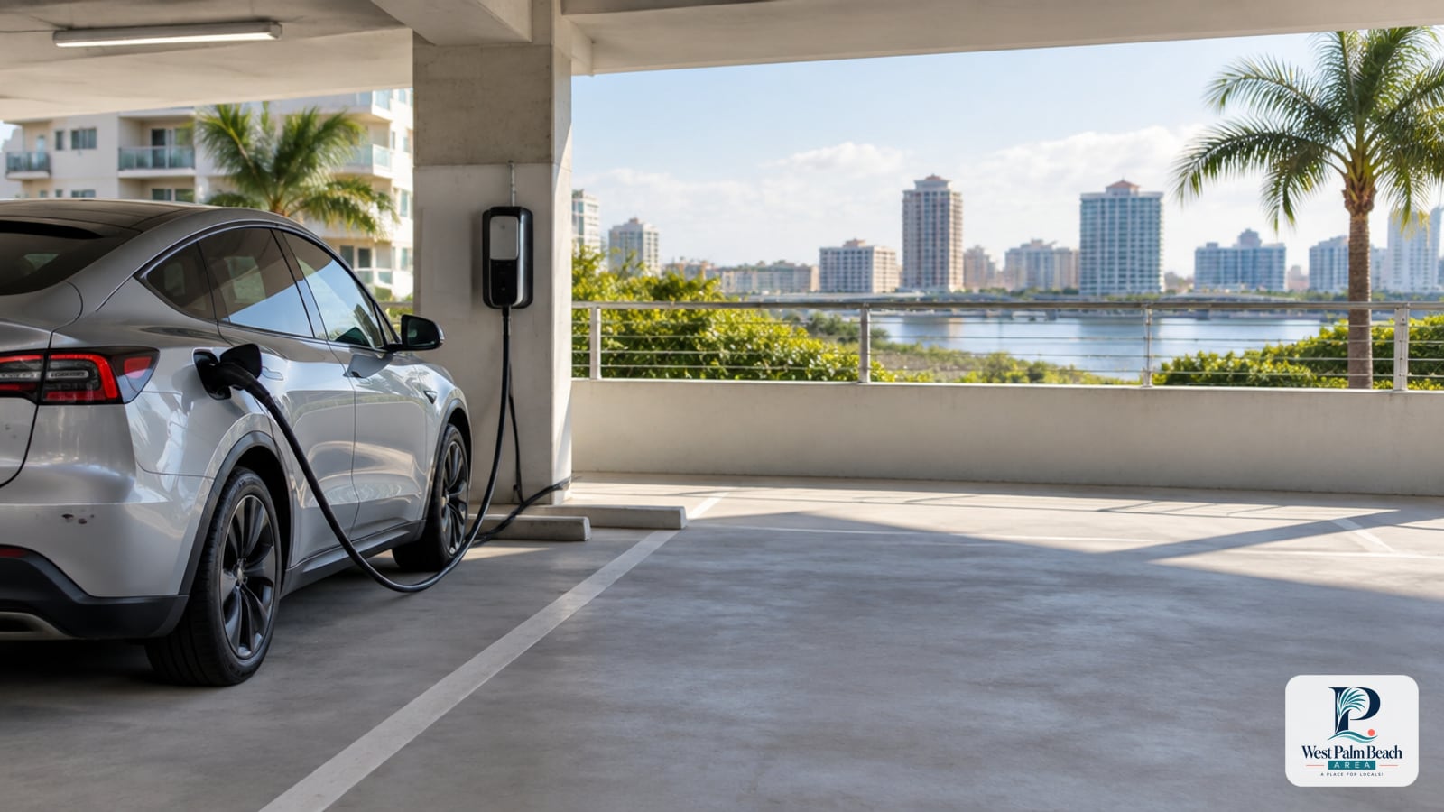 West Palm Beach Area guide cover: EV Charging and Parking in Downtown West Palm Beach