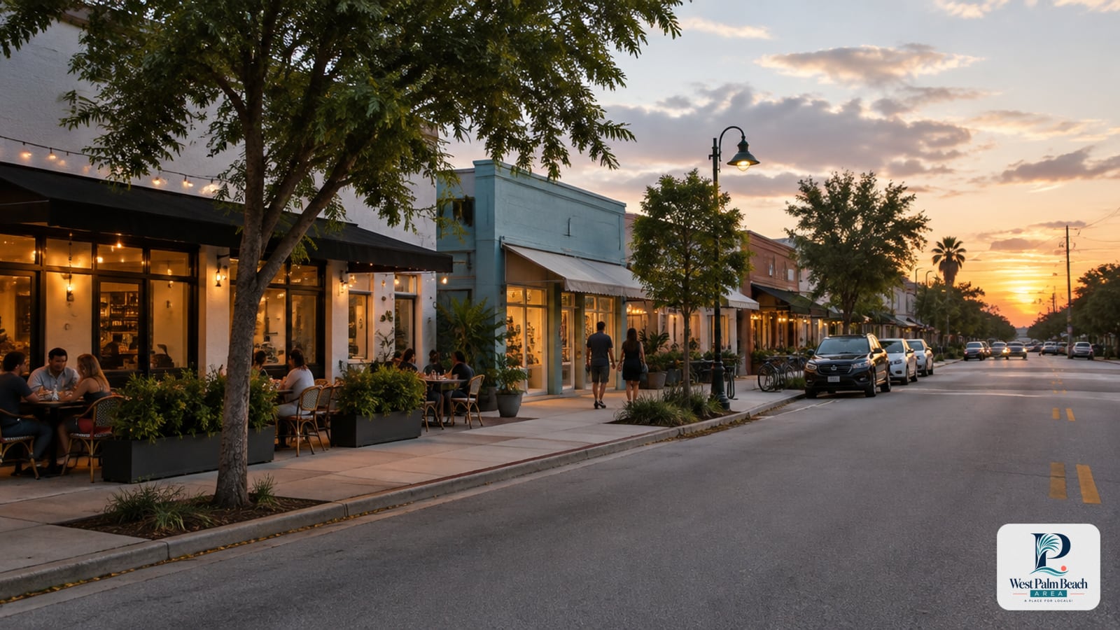 West Palm Beach Area guide cover: A Food-Lover's Guide to the 45th Street Corridor