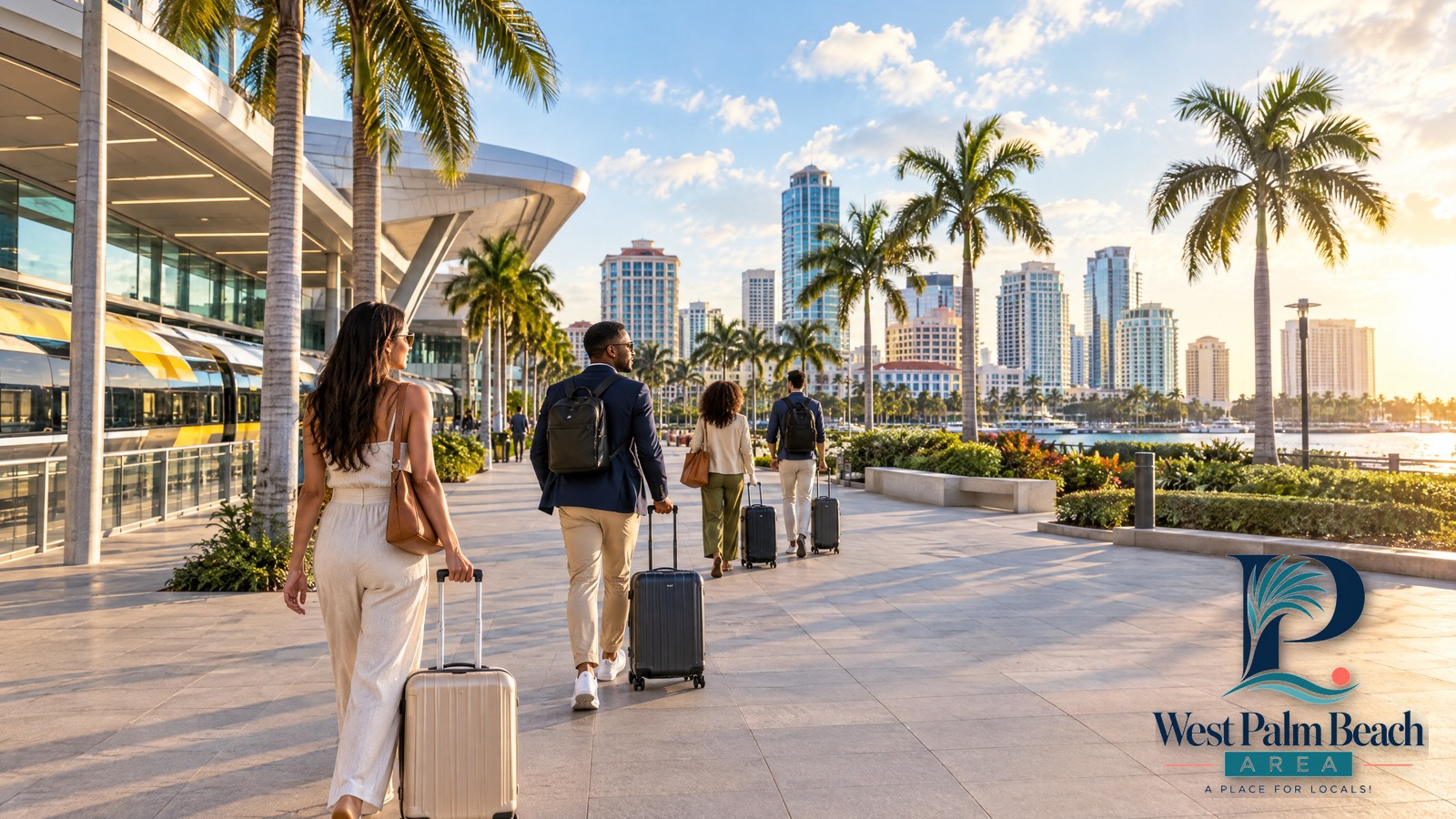 West Palm Beach Area guide cover: Arriving by Brightline: Your First 6 Hours in West Palm Beach