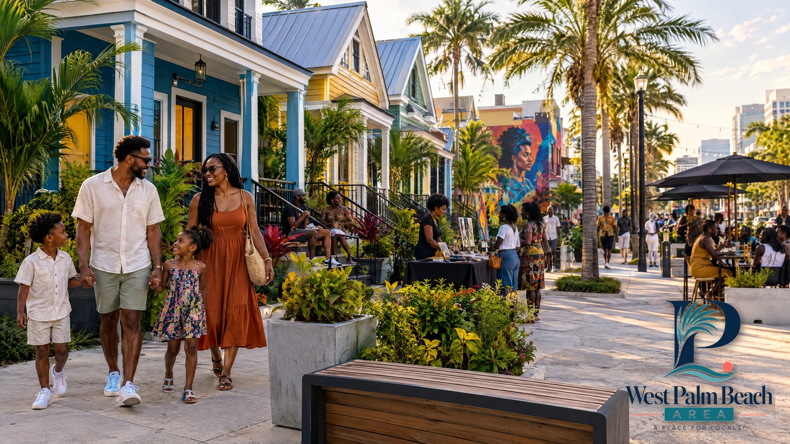 West Palm Beach Area guide cover: Historic Northwest West Palm Beach: Culture, Food & Local Businesses