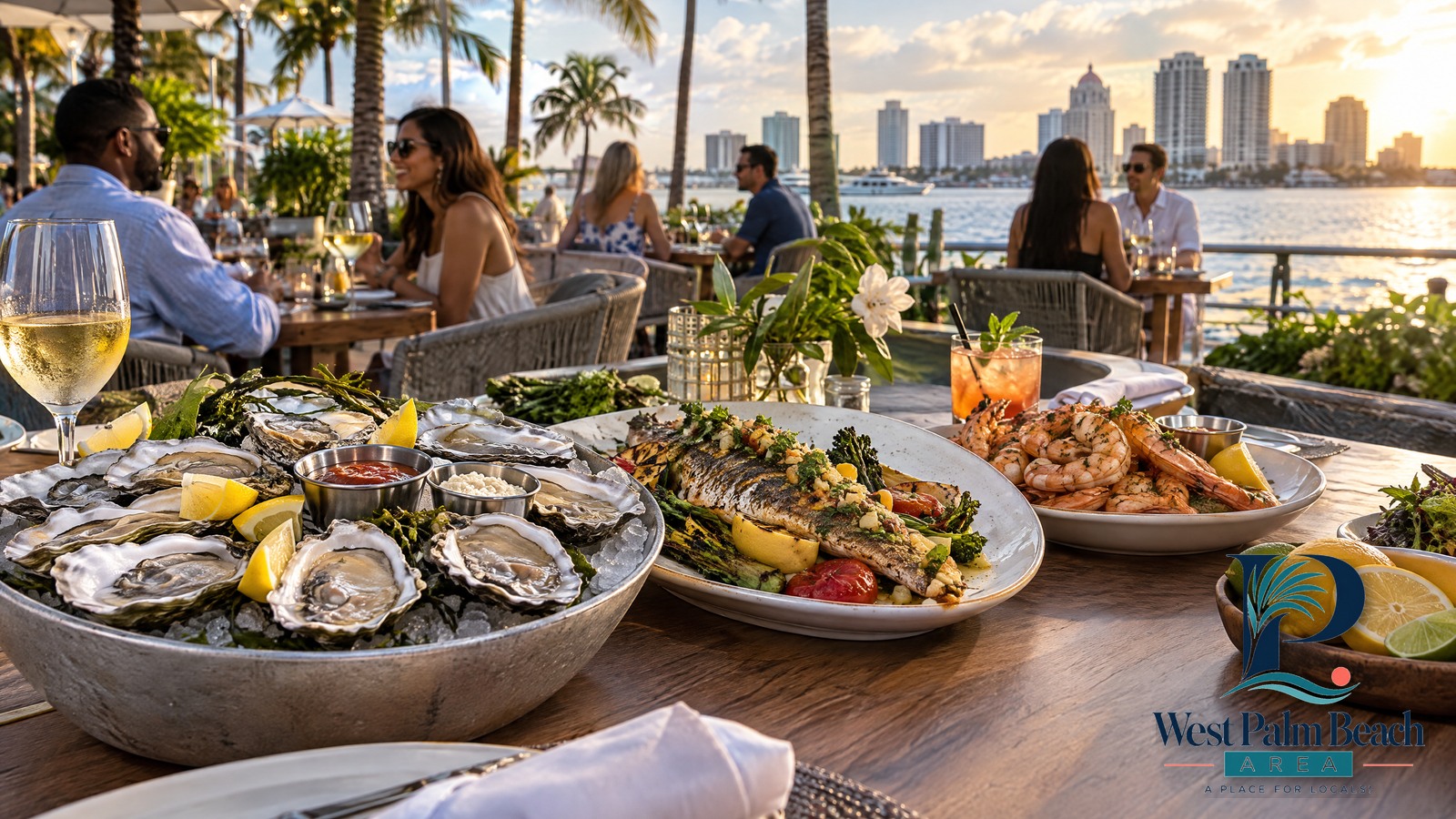 West Palm Beach Area guide cover: Where to Eat Seafood in West Palm Beach