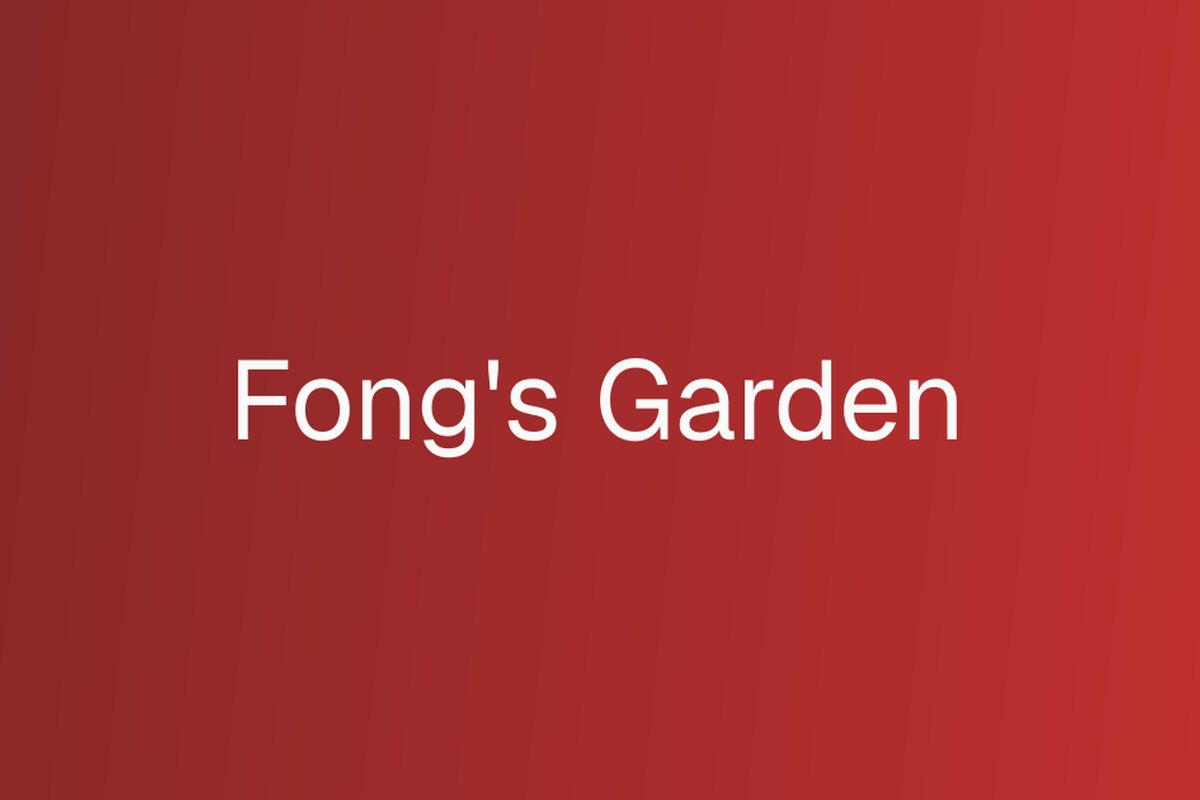 Fong's Garden — supplied business image