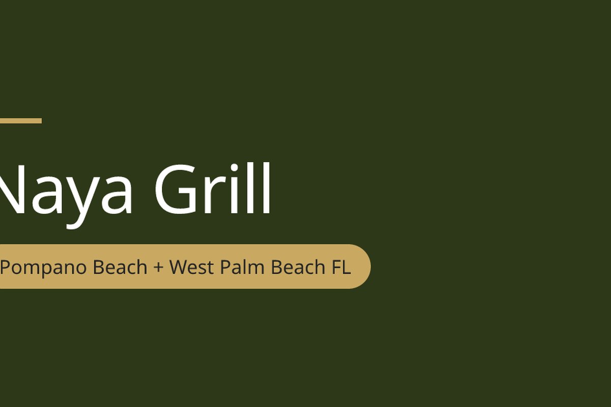 Naya grill — supplied business image