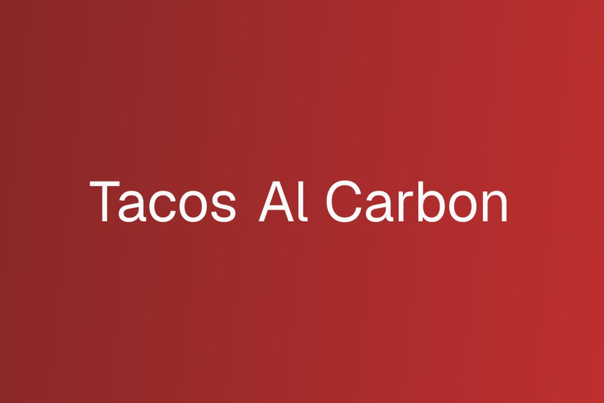 Tacos al Carbon Restaurant West Palm Beach (North) — supplied business image