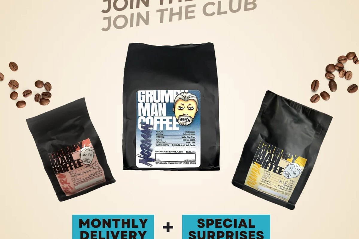 Grumpy Man Coffee Roasters — supplied business image