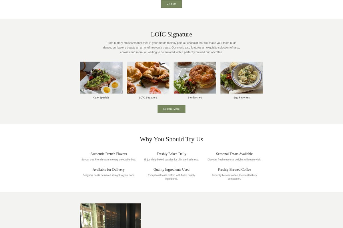 Loic Bakery and Cafe Bar — supplied business image